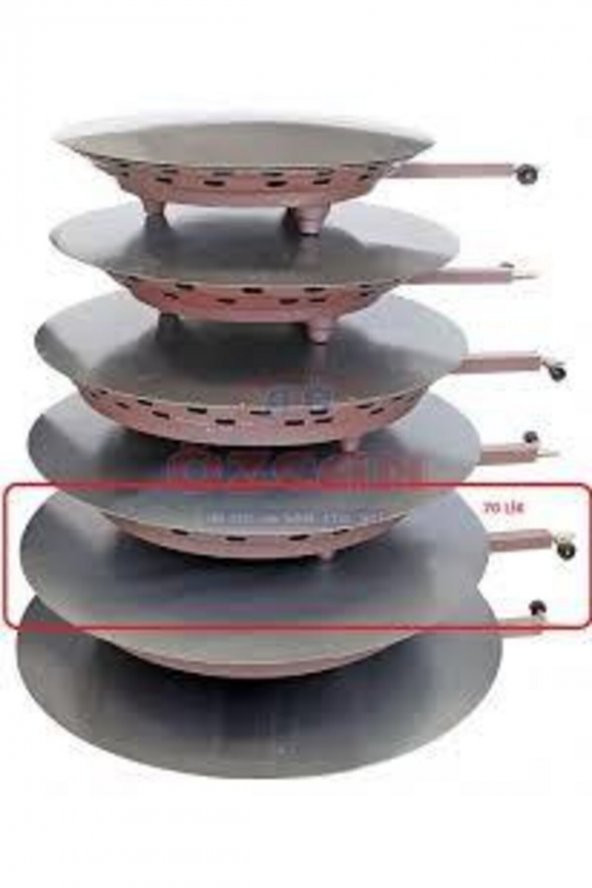 Tüplü Sac Ekmek Sacı Katmer Sacı 75 Cm - 2