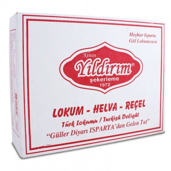 Yıldırım Şekerleme Gül Yapraklı Çifte Kavrulmuş Gül Lokumu 4 KG ürün görseli 1