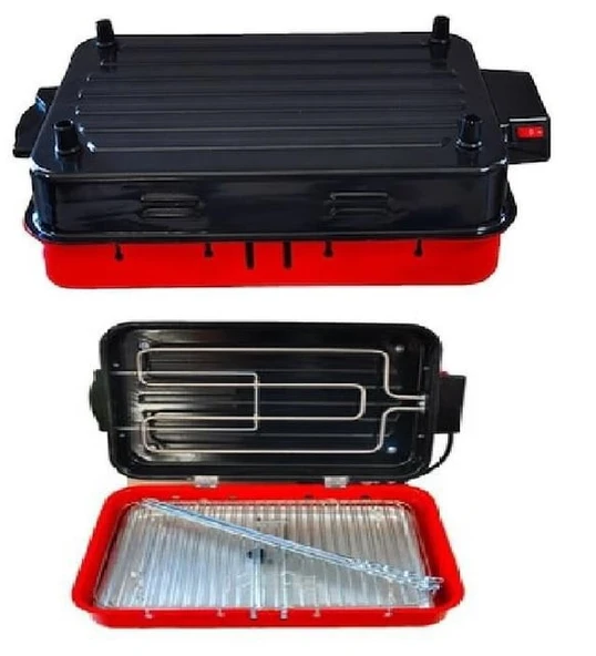 Elektrikli Kapaklı Izgara Progrill UĞUR