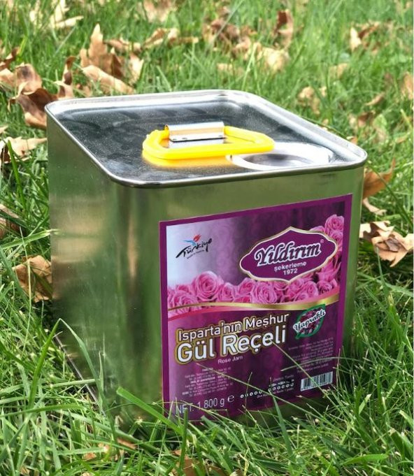 Yıldırım Şekerleme Gül Reçeli Teneke Kutu 1800 G - 2