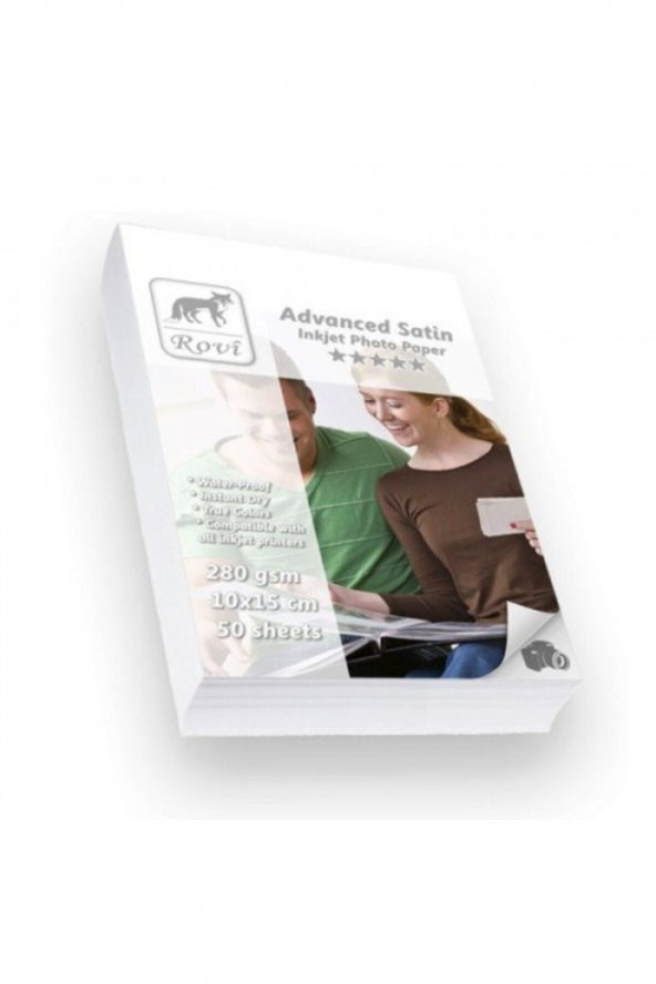 Advanced Satin Fotoğraf Kağıdı 280gr - 50 Yaprak- 10x15 ürün görseli 1