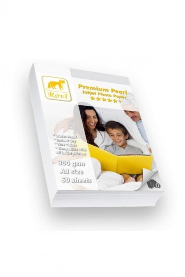 Premium Inci A3 Fotoğraf Kağıdı 300gr - 50 Yaprak