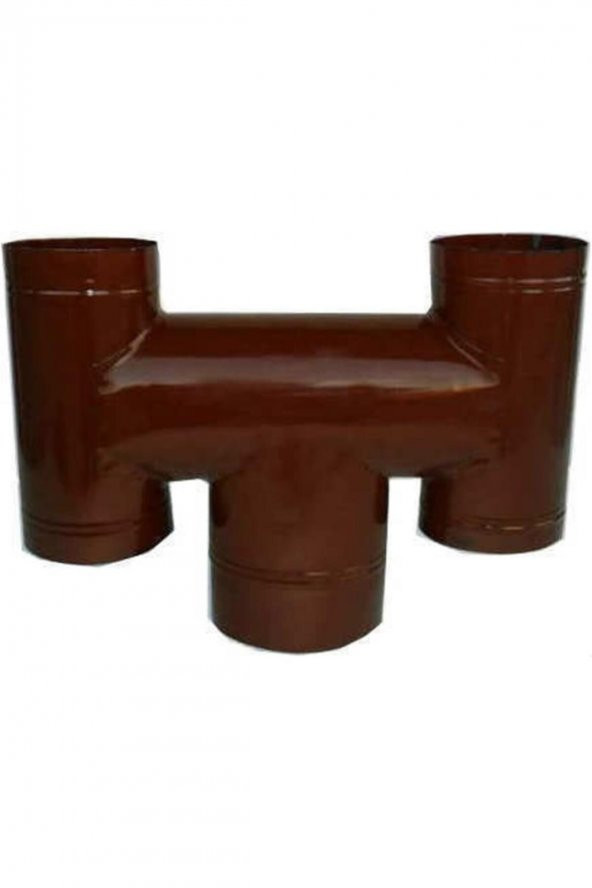 Soba H Boru Baca Rüzgarlık Kahve