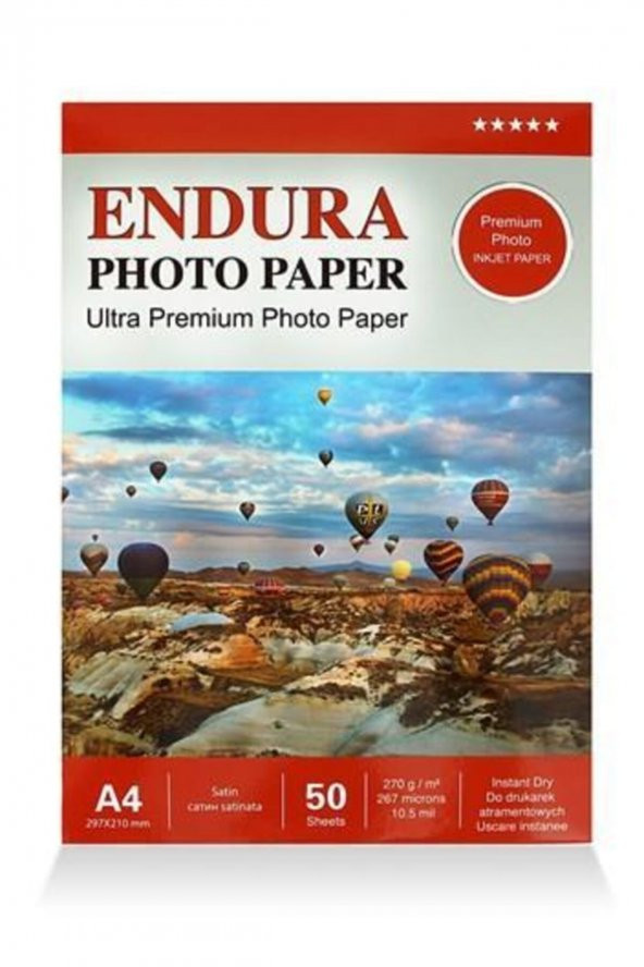 Photo Paper A4 Satin-mat (20x30cm) 50 Adet 270gr