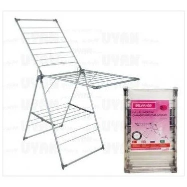 paslanmaz Deluxe Alüminyum Kurutmalık Çamaşır Kurutma Askılığı - Resim 2