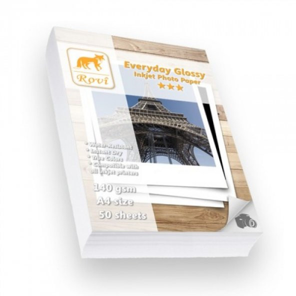 Everyday Parlak Fotoğraf Kağıdı - 140Gsm - 50Yp - A4 21X30 ürün görseli 1