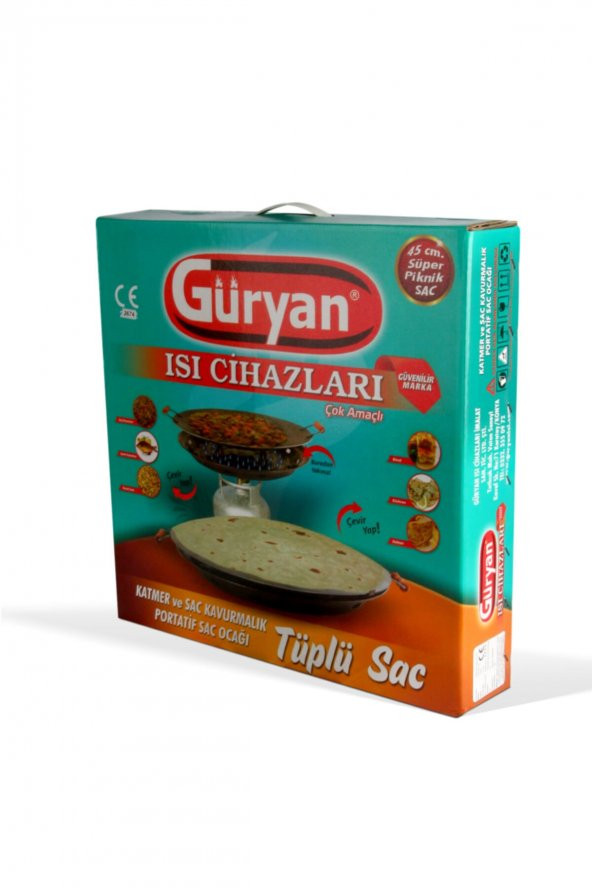 Güryan Portatif Ekmek Gözleme Yufka Sacı Katmer Sacı - 3