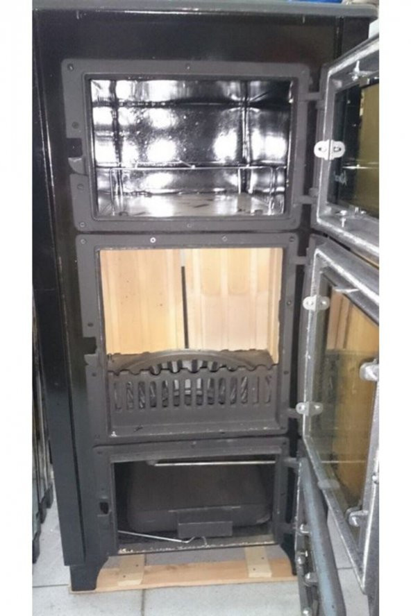 Rekor Lima Döküm Yanma Haznesi Kuzineli Odun Kömür Sobası - 3
