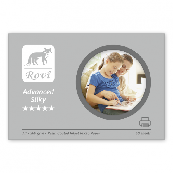 Rovi Advanced Ipek Fotoğraf Kağıdı 260Gsm 50Yp A4 - 1