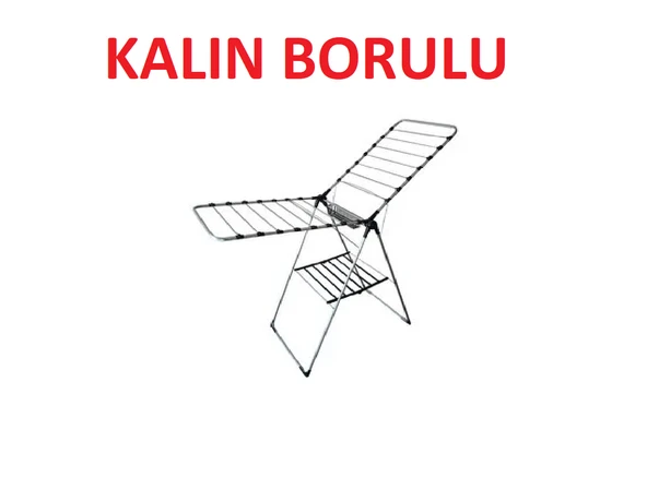 EKER Çamaşır Kurutmalık aliminyum Çek as KALIN BORULU - 1
