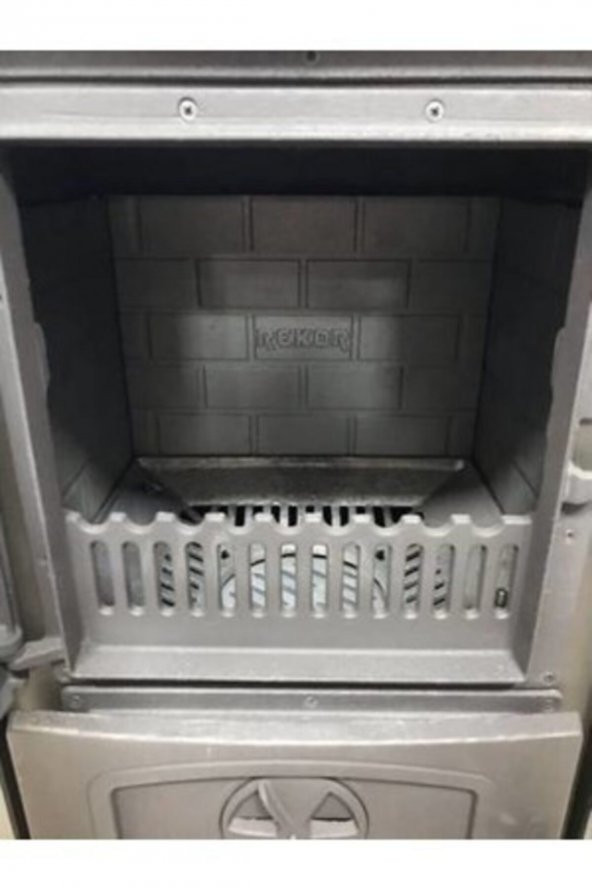 Rekor Asia  Döküm Şömine Döküm Soba Kömür Sobası Odun Soba Döküm Mat Siyah - 2