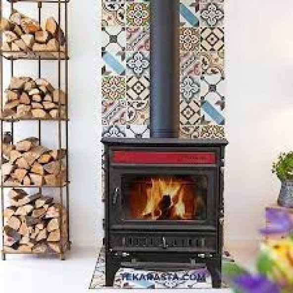Sabah S106 Camlı Odun Kömür Sobası - 2