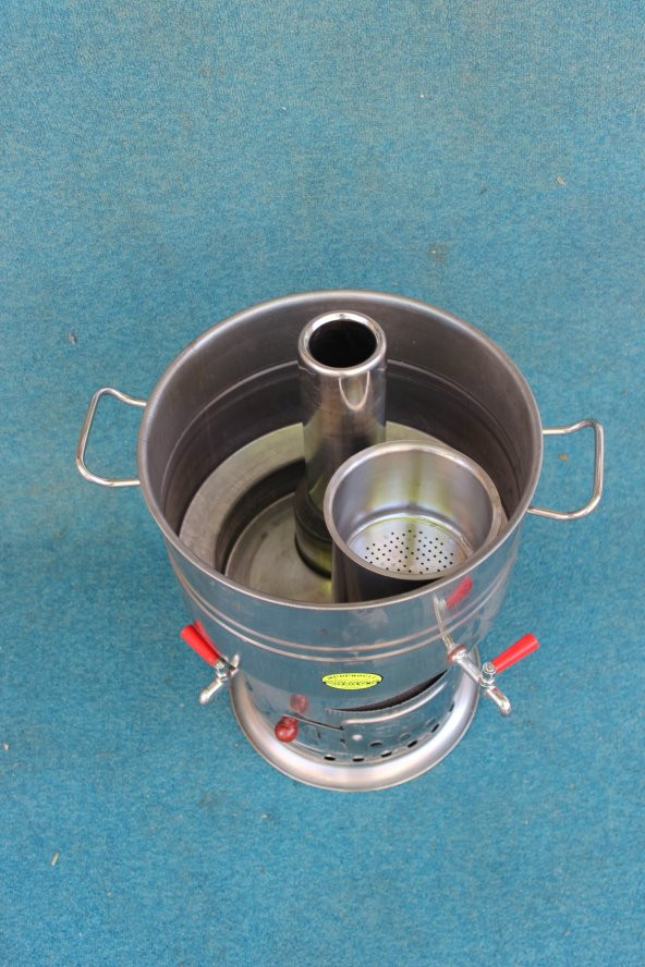 13 lt Odunlu Semaver Çift Musluklu - 3