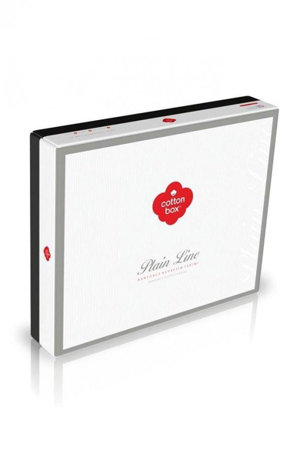 Cotton Box Plain Çift Kişilik Nevresim Takımı Sooty Gri - 5