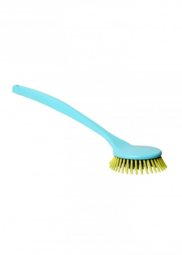 SİLİWAX TEFLON VE SERAMİK TAVA TEMİZLEYİCİ SİLİKON FIRÇASI-TURKUAZ