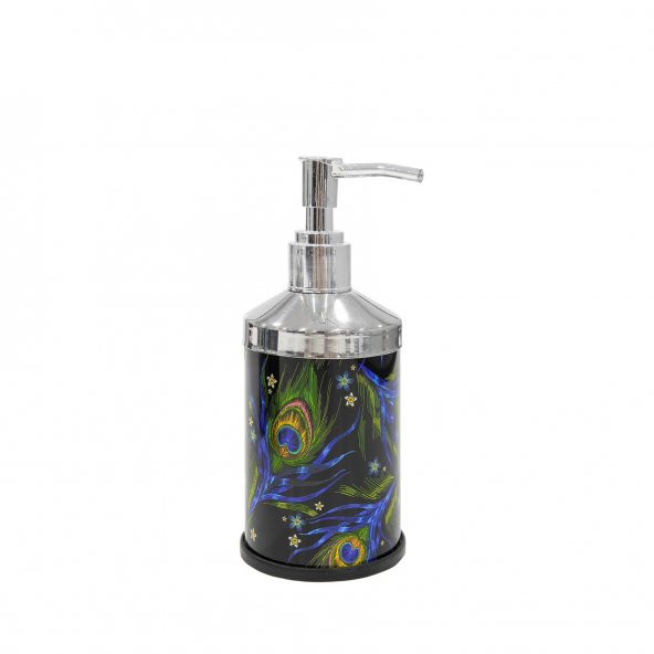 SİLİWAX ANKA DESEN-4Lü Set Pedallı Yavaş kapanır Çöp Kovası Wc Klozet Fırça Sabunluk Diş Fırçalık - 5