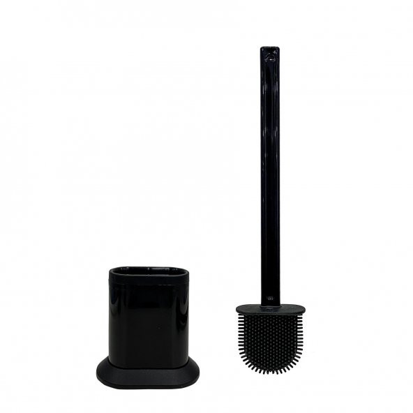 SİLİWAX MASTER SİYAH OVAL SİLİKON TUVALET FIRÇASI - 3
