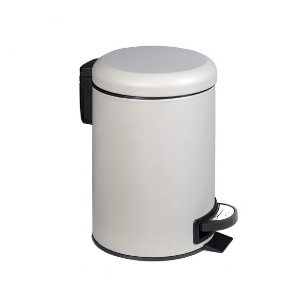 SİLİWAX 5 LT ELİT BEJ ÇÖP KOVASI - YAVAŞ KAPANIR - 2