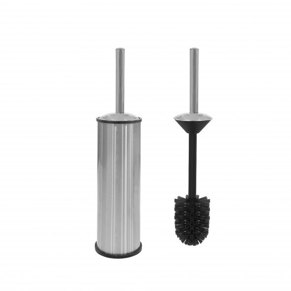 SİLİWAX ELİT İKİLİ BANYO SETİ - ANTİ-FİNGER ( 3LT ÇÖP KOVASI + TUVALET FIRÇASI ) - 3