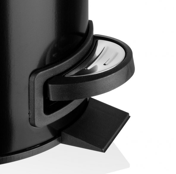 SİLİWAX ELİT İKİLİ BANYO SETİ - SİYAH ( 3LT ÇÖP KOVASI + TUVALET FIRÇASI ) - 3