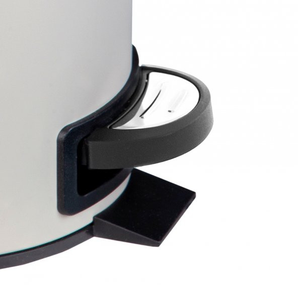 SİLİWAX ELİT İKİLİ BANYO SETİ - BEJ ( 3LT ÇÖP KOVASI + TUVALET FIRÇASI ) - 4