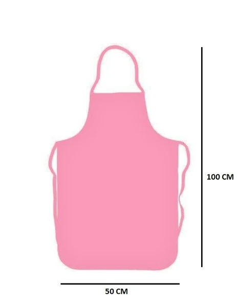 Omniclean Pembe Askılı Mutfak Bulaşık Önlüğü Lamineli 50 x100 cm - 2