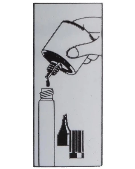 Edding Ekonomik İkili Tahta Kalemi Mürekkebi Mavi 2x100ml - 3