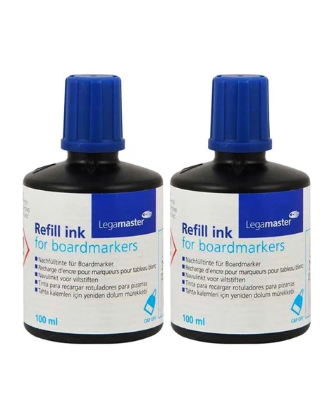 Edding Ekonomik İkili Tahta Kalemi Mürekkebi Mavi 2x100ml - 2