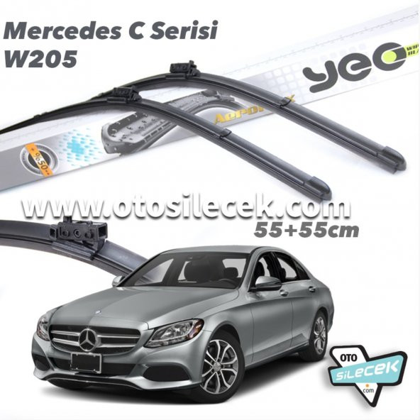 Mercedes C Serisi W205 YEO Aeroflex Ön Silecek Takımı 2014-... ürün görseli 1