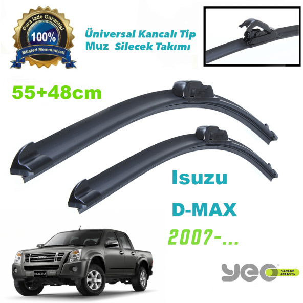 Isuzu D-Max YEO Aeroflex Muz Silecek Takımı ürün görseli 1