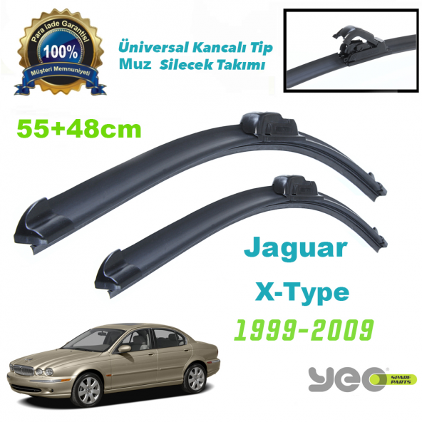 Jaguar X-Type YEO Aeroflex Muz Silecek Takımı ürün görseli 1
