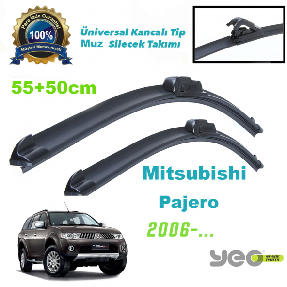 Mitsubishi Pajero Yeo Aeroflex Muz Silecek Takımı ürün görseli 1