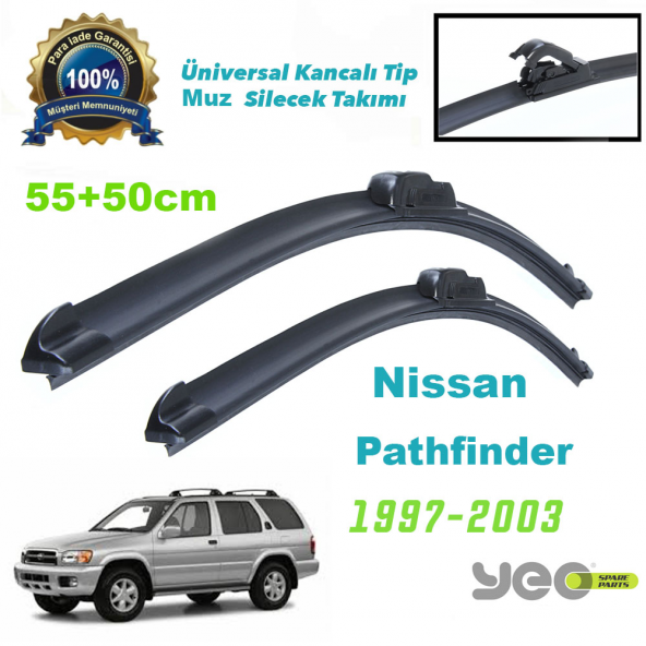 Nissan Pathfinder Yeo Aeroflex Muz Silecek Takımı ürün görseli 1