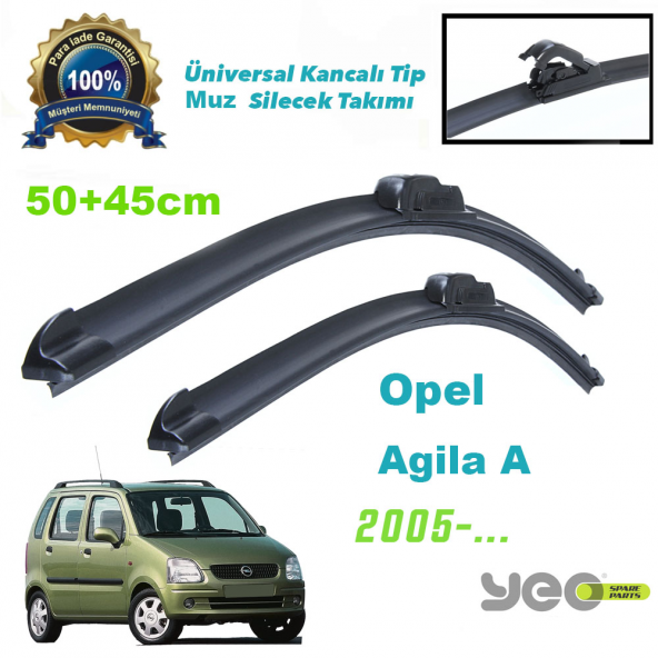 Opel Agila Yeo Aeroflex Muz Silecek Takımı ürün görseli 1