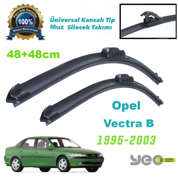 Opel Vectra B Yeo Aeroflex Muz Silecek Takımı ürün görseli 1