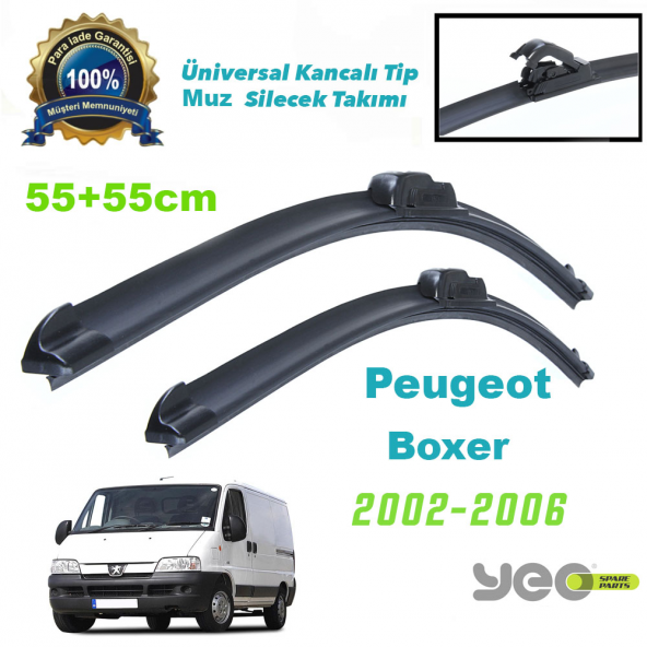 Peugeot Boxer Yeo Aeroflex Muz Silecek Takımı ürün görseli 1
