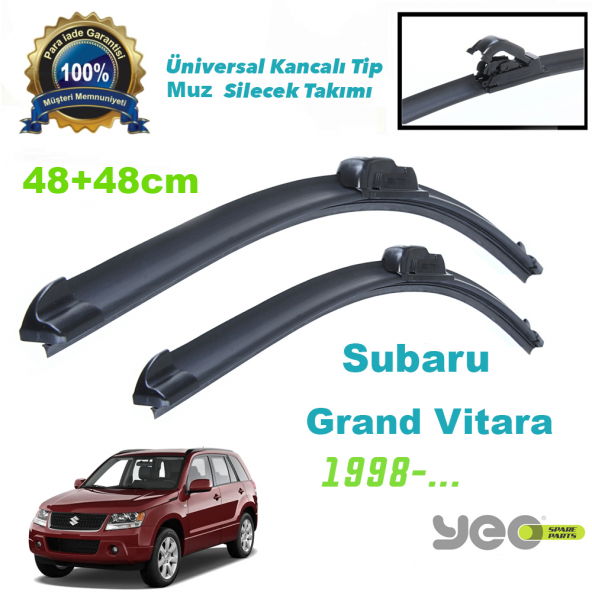 Suzuki Grand Vitara Yeo Aeroflex Muz Silecek Takımı ürün görseli 1