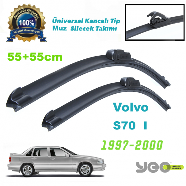 Volvo S70 Yeo Aeroflex Muz Silecek Takımı 1997-2000 ürün görseli 1