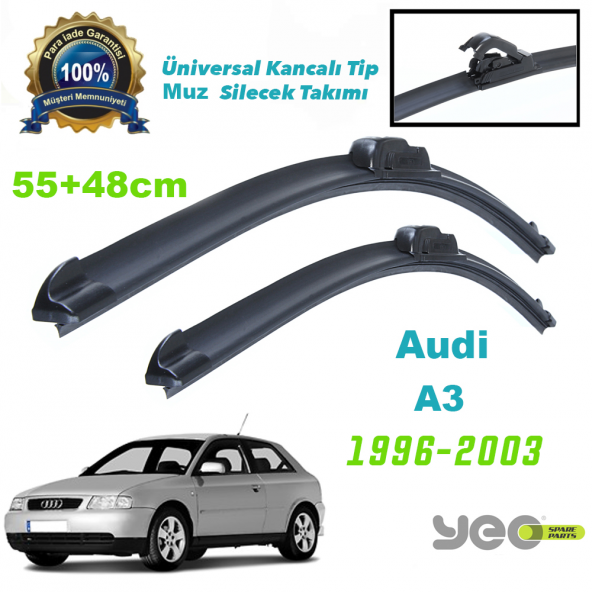Audi A3 Yeo Aeroflex Muz Silecek Takımı ürün görseli 1