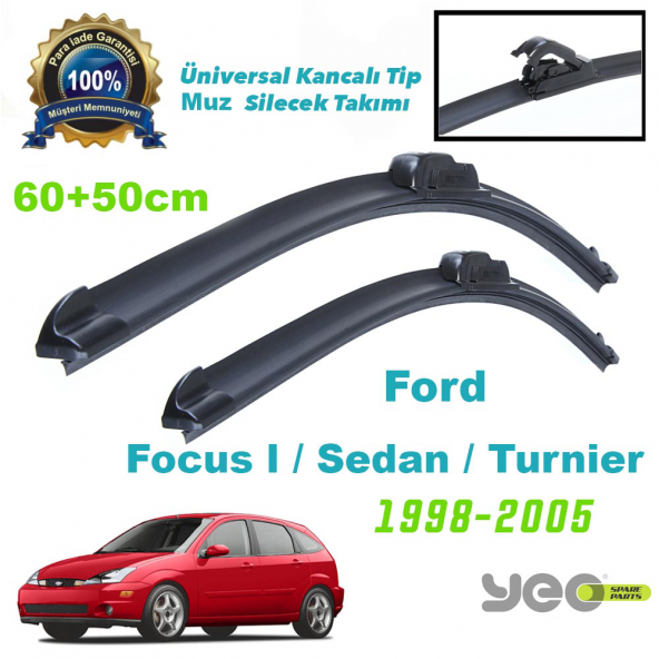 Ford Focus I Yeo Aeroflex Muz Silecek Takımı ürün görseli 1