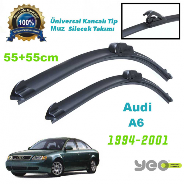 Audi A6 Yeo Aeroflex Muz Silecek Takımı 1994-2001 ürün görseli 1