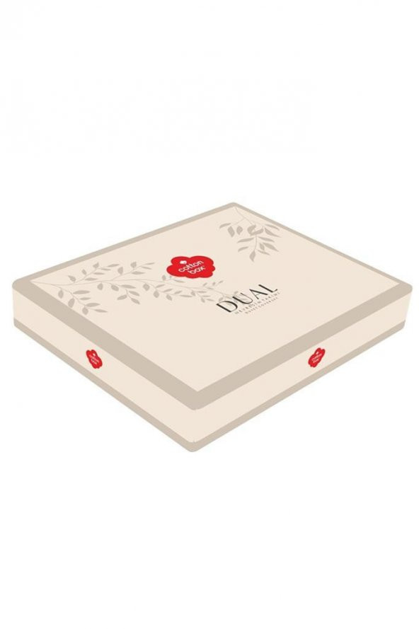Cotton Box Dual Çift Kişilik Nevresim Takımı Vilda Bordo - Resim 4