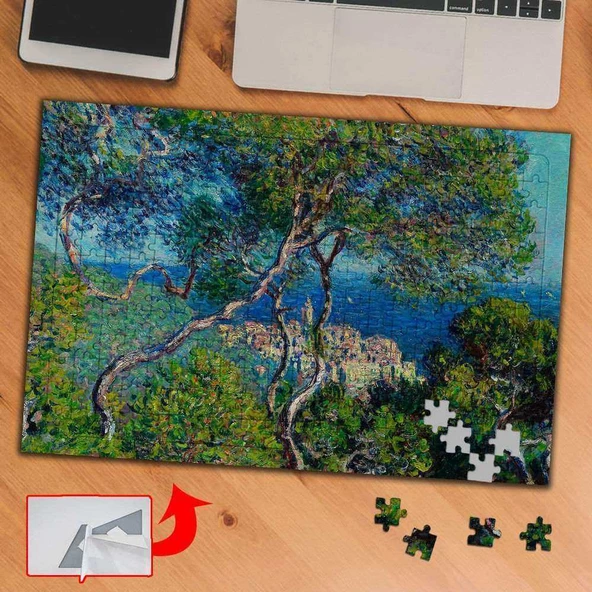 Bordighera, Monet 240 Parça Puzzle Yapboz Tablo-949 - 1
