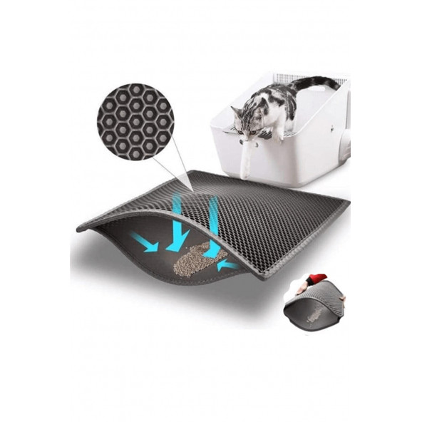 ProChef 60 X 40 Cm Yeşil Elekli Paspas & Kedi Tuvaleti Önü Paspası - 2