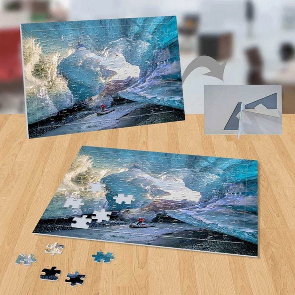 Buzulların Arasındaki Renkler 99 Parça Puzzle Yapboz-p051