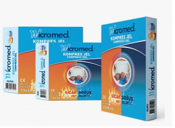 Wicromed Soğuk - Sıcak Kompres Jel Kılıflı 26X37 2li