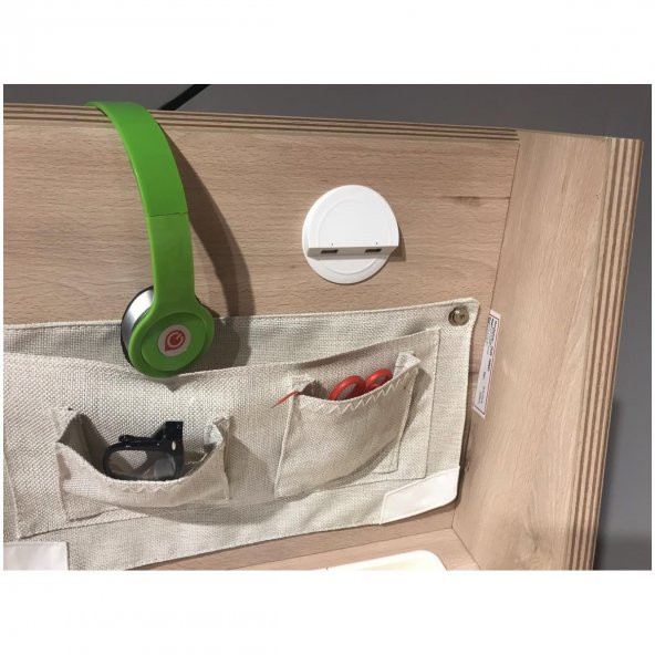 Çalışma Masası için Masa Üstü Usb Şarj Cihazı Beyaz Adaptör Dahil - 3