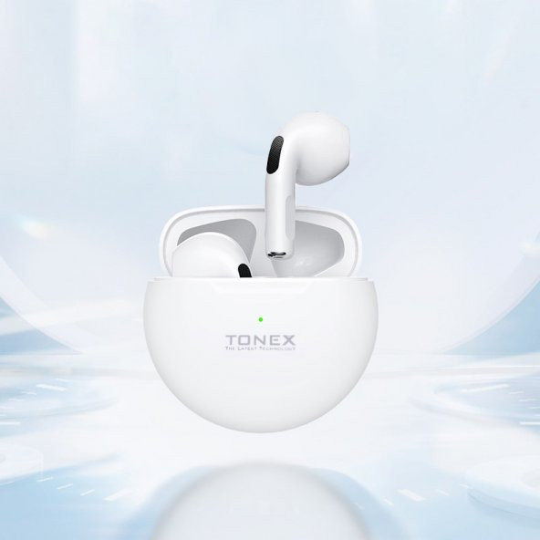 Tonex TX-440 TWS Kablosuz Kulak İçi Bluetooth Kulaklık - Beyaz - 2