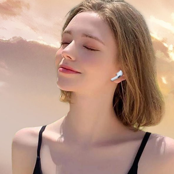 Tonex TX-440 TWS Kablosuz Kulak İçi Bluetooth Kulaklık - Beyaz - 6