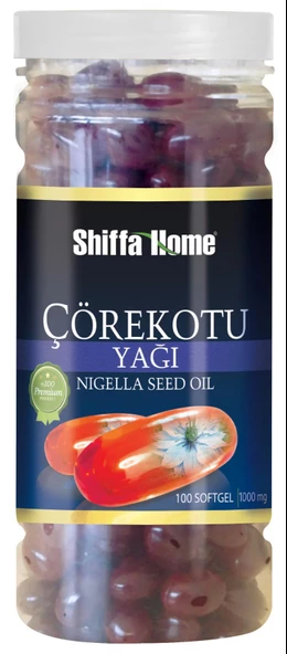 Shiffa Home Çörekotu Yağı - 100 Softjel Kapsül